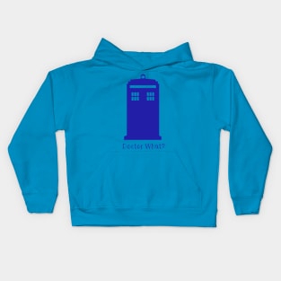 Police Box - Doctor What Kids Hoodie